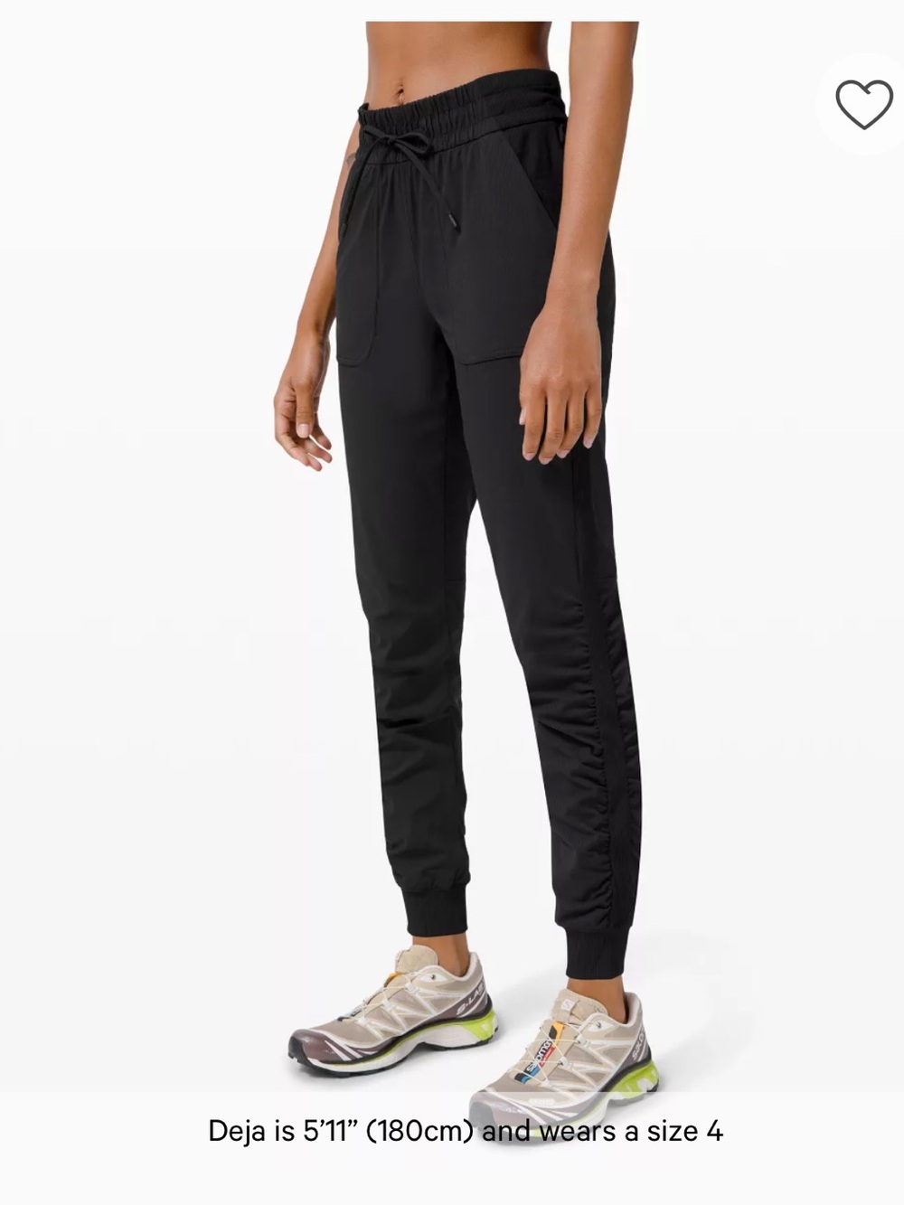 Lululemon- Sz 4- Beyond The Studio Joggers- Black